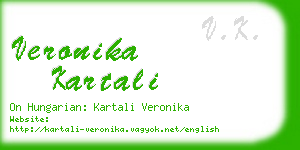 veronika kartali business card